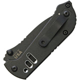 TOPS Knives Mil SPIE Linerlock Black Folding Blade & Handle Knife