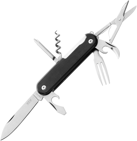 MKM-Maniago Knife Makers Campo 7 Multipurpose Folding Pocket Knife CP07MAGBC