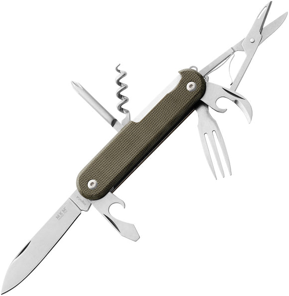 MKM-Maniago Knife Makers Campo 7 Multipurpose Folding Pocket Knife CP07MAGGC
