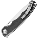 MKM-Maniago Knife Makers Eclipse Gray Titanium Folding MagnaCut Knife ELGYBK