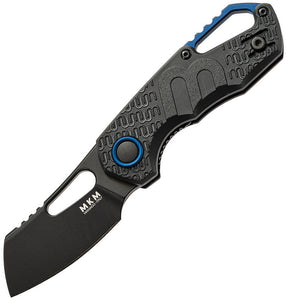 MKM - Maniago Knife Makers Isonzo Cleaver Linerlock Black N690 Folding Knife 033