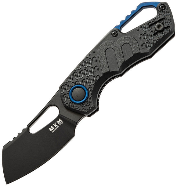 MKM - Maniago Knife Makers Isonzo Cleaver Linerlock Black N690 Folding Knife 033