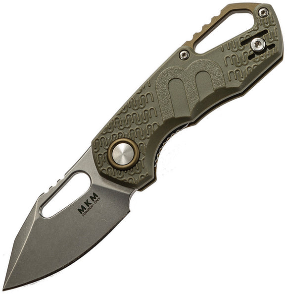 MKM - Maniago Knife Makers Isonzo Linerlock FRN Green N690 Folding Knife 037