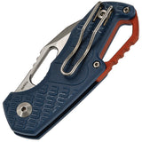 MKM - Maniago Knife Makers Isonzo Linerlock FRN Blue N690 Folding Knife 038