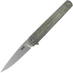 MKM-Maniago Knife Makers Flame Framelock Drop Micarta Folding Knife 01gct