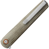 MKM-Maniago Knife Makers Flame Light Linerlock Folding Pocket Knife FL01LGC