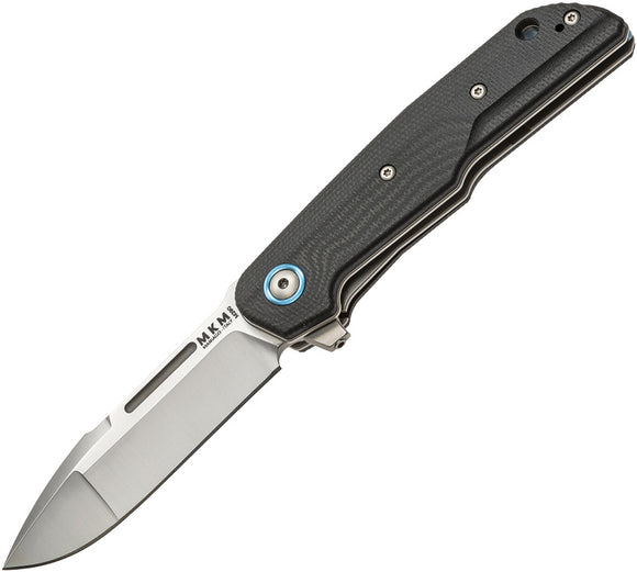 MKM Maniago Knife Makers Blue Choil Clap Linerlock Lionsteel Folding Knife L014