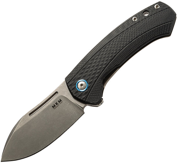 MKM-Maniago Knife Makers Colvera Framelock Lionsteel Black Folding Knife L024