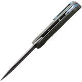 MKM-Maniago Knife Makers Clap Linerlock Jade G10 Folding Pocket Knife LS01GN