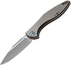 MKM Maniago Knife Makers Fara Slip Joint Mercury Gray Handle Folding Knife M011