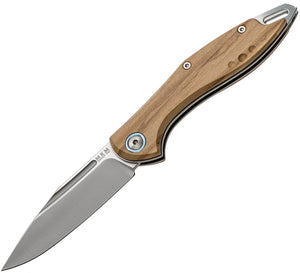 MKM Maniago Knife Makers Fara Slip Joint Mercury Brown Handle Folding Knife M012