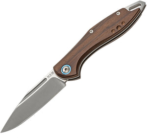 MKM Maniago Knife Makers Fara Slip Joint Mercury Dark Brown Folding Knife M013