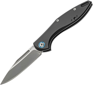MKM Maniago Knife Makers Fara Slip Joint Mercury Black Folding Knife M014