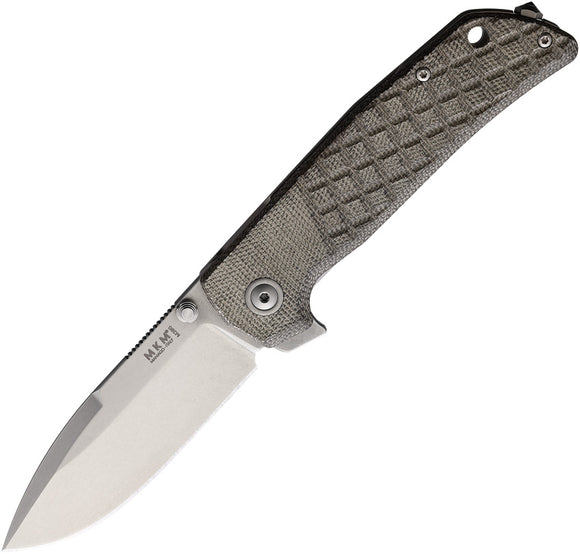 MKM-Maniago Knife Makers Maximo Framelock Micarta/Titanium Folding Knife MMGCT