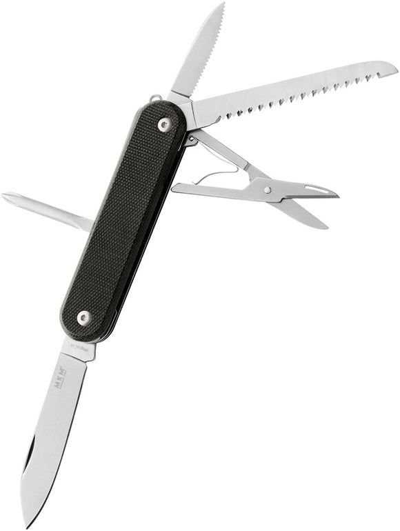 MKM-Maniago Knife Makers Malga 5 Multipurpose Folding Pocket Knife MP05MAGBC