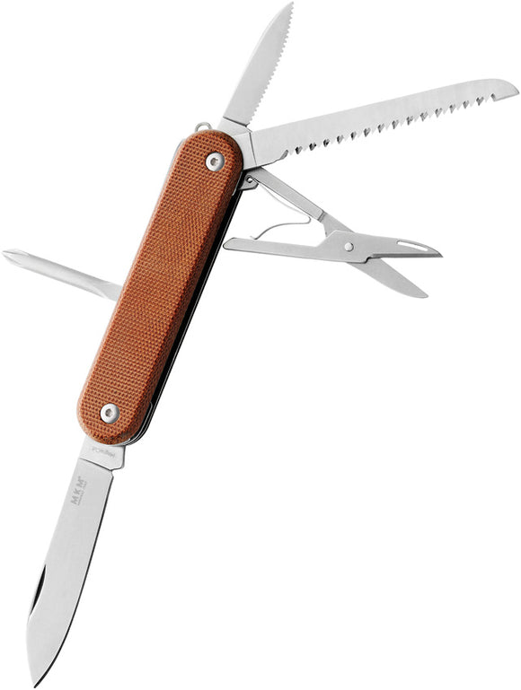 MKM-Maniago Knife Makers Malga 5 Multipurpose Folding Pocket Knife MP05MAGNC
