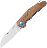 MKM-Maniago Knife Makers Root Slip Joint Tan Micarta Folding M390 Knife MRTNC