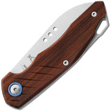 MKM-Maniago Knife Makers Root Slip Joint Santos Wood Folding M390 Knife MRTS