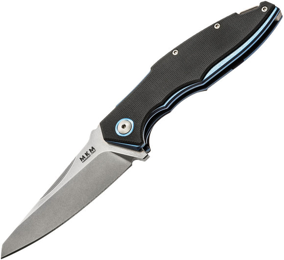 MKM Maniago Knife Makers Raut Framelock Viper Plain CF Handle Folding Knife V012