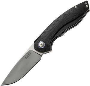 MKM-Maniago Knife Makers Timavo Linerlock Viper Black Folding Knife v026