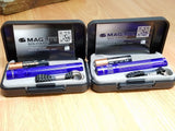 MagLite LOT OF 2 Solitaire Single AAA Cell Purple Aluminum Flashlight