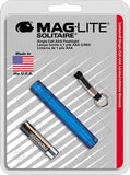 Mag-Lite 3.25" Solitaire AAA Cell Blue Aircraft Grade Aluminum Flashlight 20171