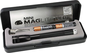 Mag-Lite Mini LED Warm White Black Water Resistant Flashlight w/ Case 56321