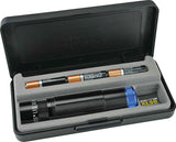 Mag-Lite 3AAA Battery Cell XL50 Blue LED Black Aluminum Body Flashlight 63255