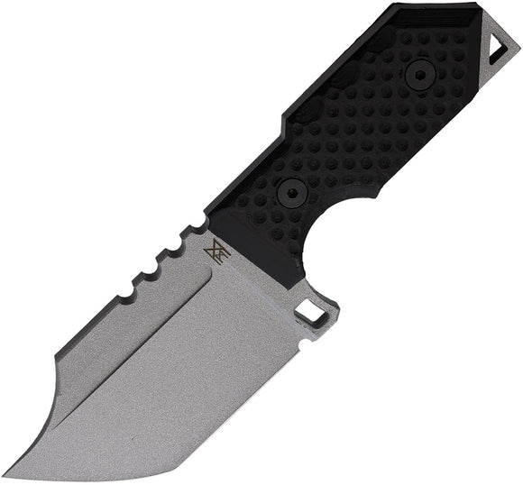 Midgards-Messer Tiny Thunrar Black G10 S30V Fixed Blade Knife w/ Sheath 008