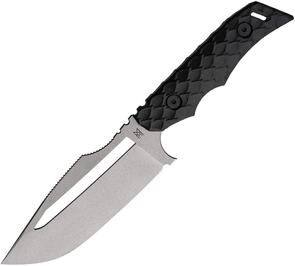 Midgards-Messer Idun Black TPU CPM-3V Carbon Steel Fixed Blade Knife 017