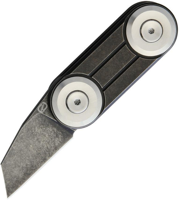 Stedemon MINI-01 Framelock Folding SW Blade Black Titanium Handle Knife