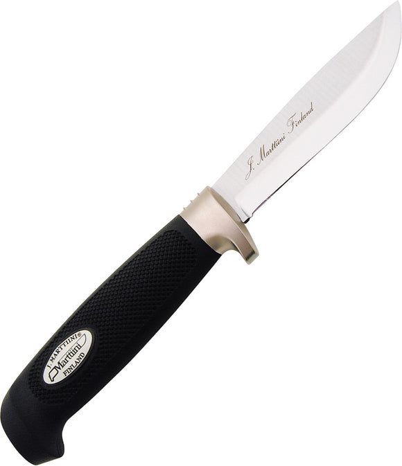 Marttiini Skinner Black 420 Stainless Fixed Blade Knife w/ Sheath 14