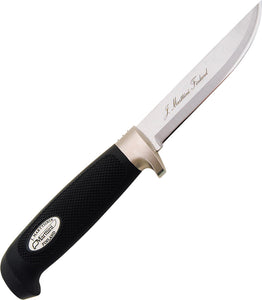 Marttiini Utility Hunter Black Stainless Fixed Blade Knife w/ Sheath 15