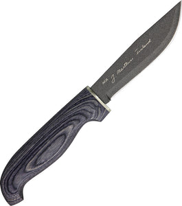 Marttiini Skinner Black Wood Stainless Fixed Blade Knife 167013T