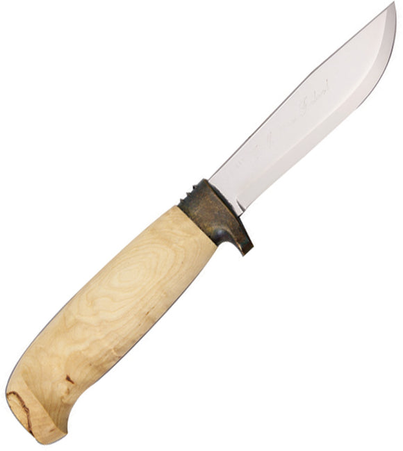 Marttiini Condor De Luxe Skinner Curly Birch Stainless Fixed Blade knife 167014