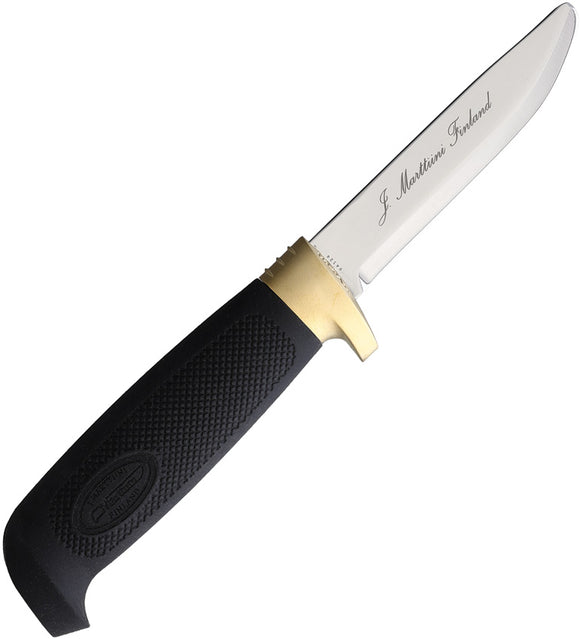 Marttiini Condor Junior Black Stainless Blunt Tip Fixed Blade Knife 186010C