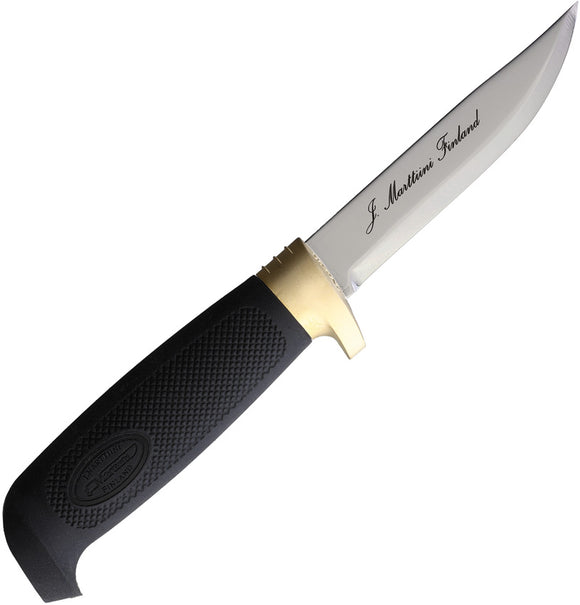 Marttiini Little Condor Black Stainless Fixed Blade Knife w/ Belt Sheath 186011C