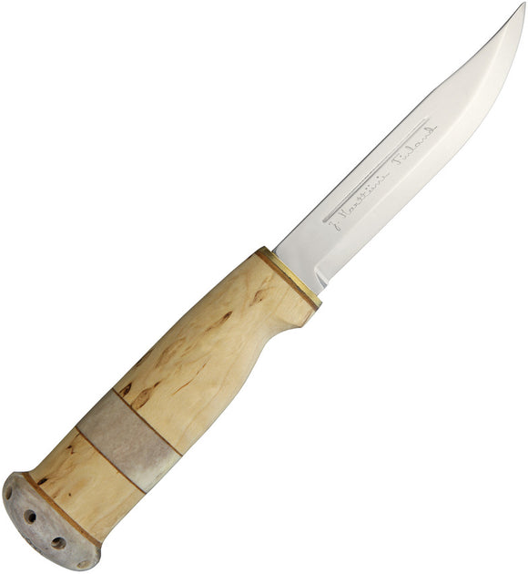 Marttiini Witch's Tooth Birch Carbon Steel Drop Point Fixed Blade Knife 2121010