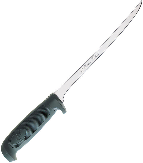 Marttiini Basic Salmon Green Stainless Fixed Blade Fillet Knife w/ Sheath 896017