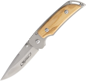 Marttiini Taittoveitsi Linerlock Olive Folding Stainless Pocket Knife 913111
