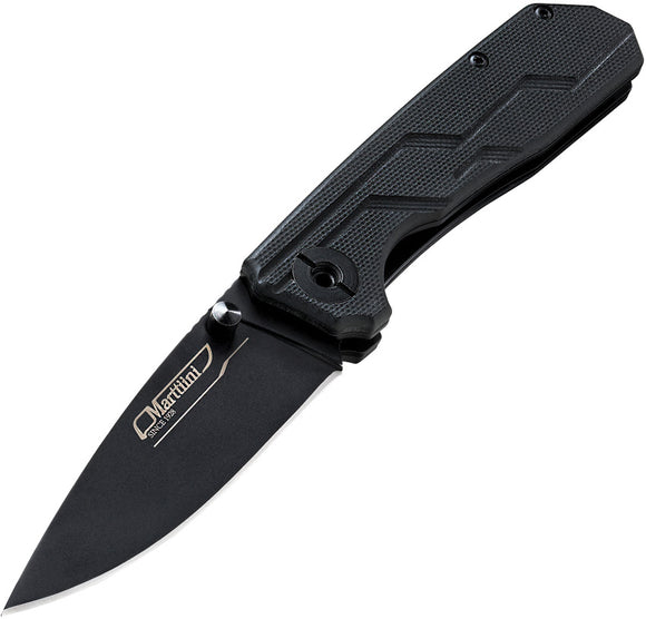 Marttiini Pocket Knife B440 Linerlock Black G10 Folding Stainless Blade 970110