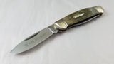 Marbles Knives Rams Horn Canoe Folding Pocket Knife 2-Blade Spear & Pen 360