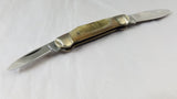 Marbles Knives Rams Horn Canoe Folding Pocket Knife 2-Blade Spear & Pen 360