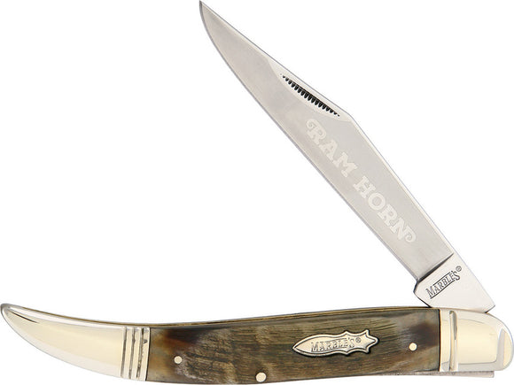 Marbles Knives Rams Horn Large Toothpick Folding Pocket Knife LG 362