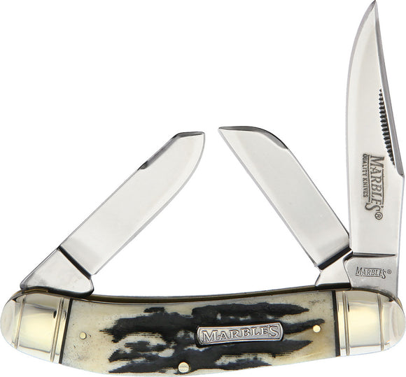 Marbles Black Stag Stockman Folding Pocket Knife 479