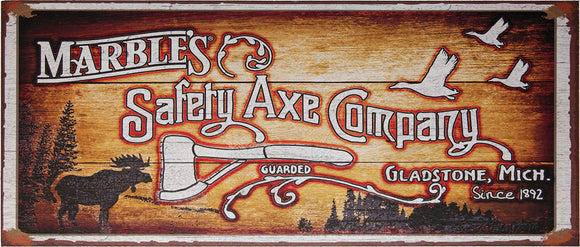 Marbles Marbles Safety Axe Sign 559