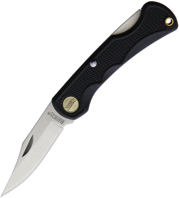 Marbles Small Lockback Black Handle Folding Pocket Knife 567