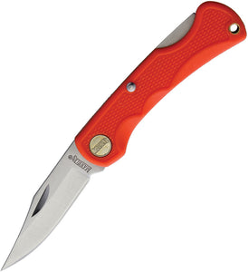 Marbles Small Lockback Orange Handle Folding Pocket Knife 568