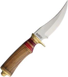 Marbles 9.25" Upswept Hunting Wood Fixed Blade Knife + Sheath 573