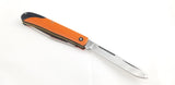 Marbles Trapper Black/Orange G10 Folding Stainless Clip/Spey Pocket Knife 591